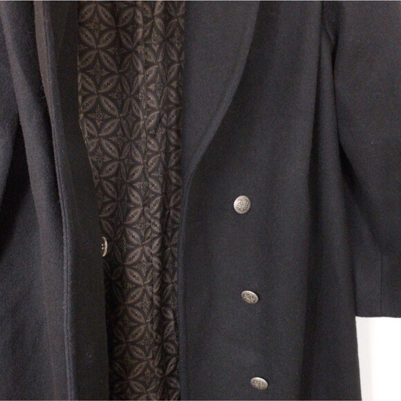 JOFELD y2k Double breasted wool structured shawl collar long maxi Coat - Picture 6 of 10